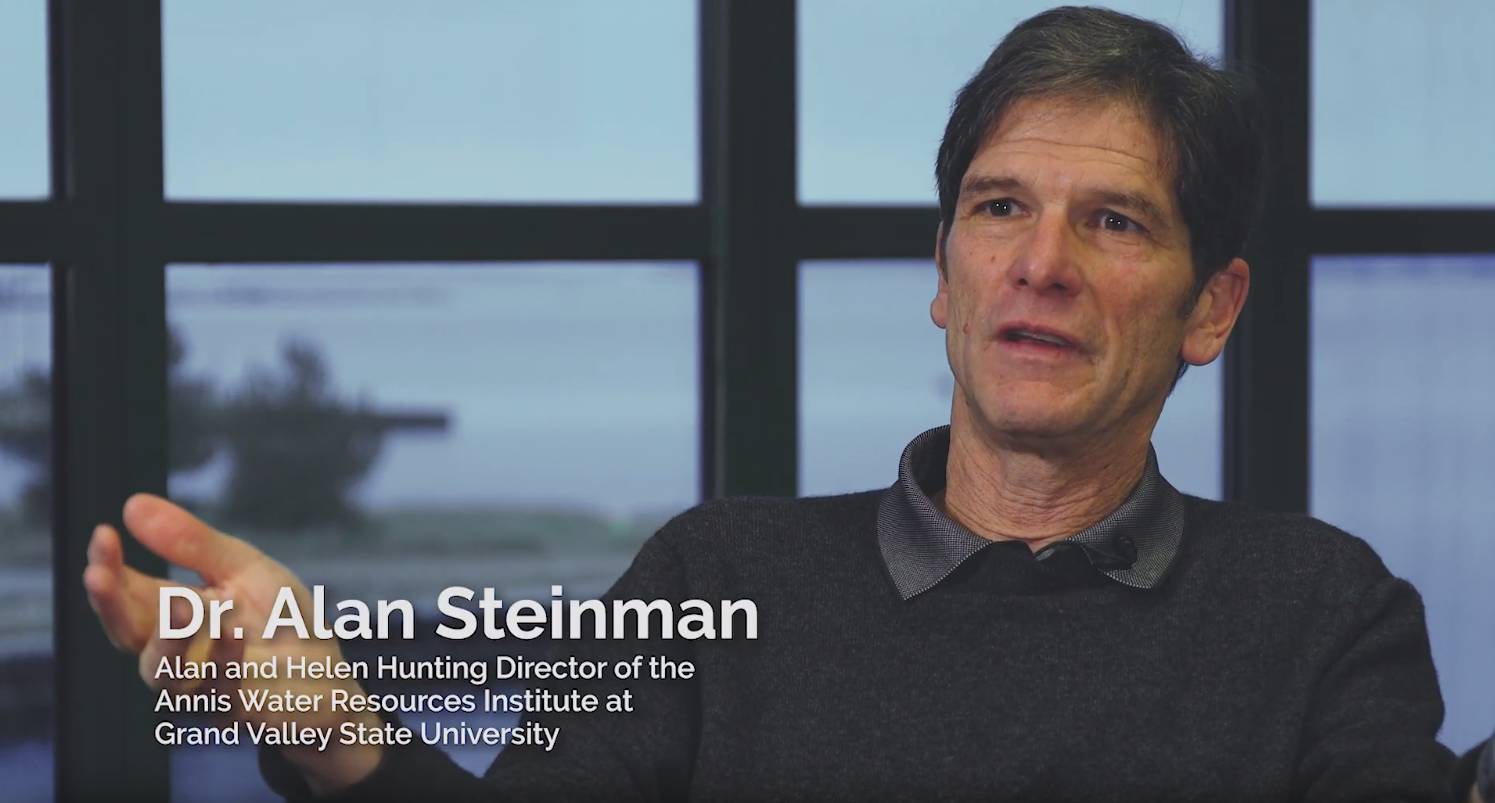 AWRI Director Alan Steinman picture taken from his interview for &#8220;Linking Land & Lakes&#8221;.